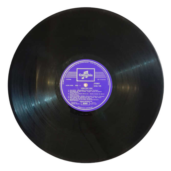 1970 Amalia - Com Que Voz - Vinyl, 7`, 33 RPM - Folk, World & Country - Good - With Cover