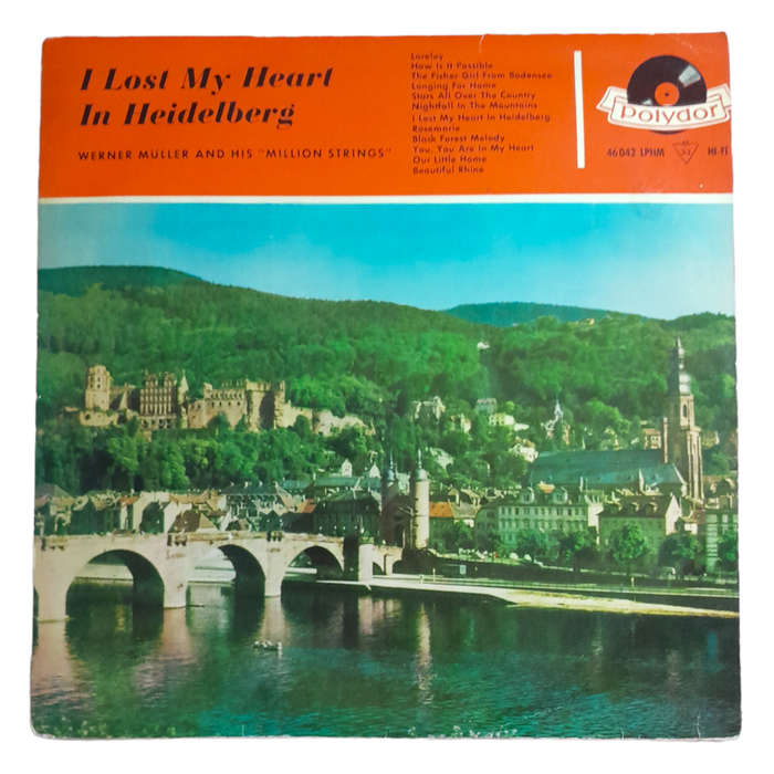 1958 Werner Müller And His `Million Strings`   I Lost My Heart In Heidelberg - Vinyl, 7`, 33 RPM -
