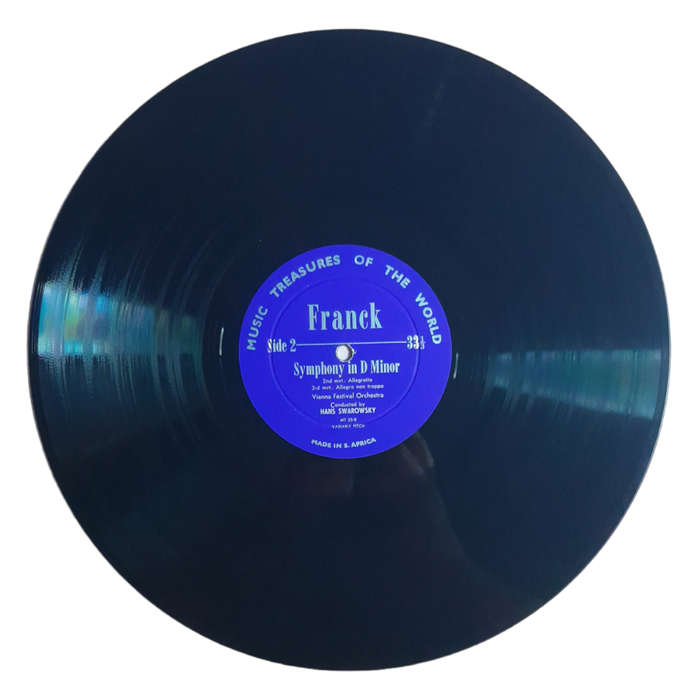 Franck, Wiener Festspielorchester - Symphony In D Minor - Vinyl, 7`, 33 RPM - Classical - Very Good