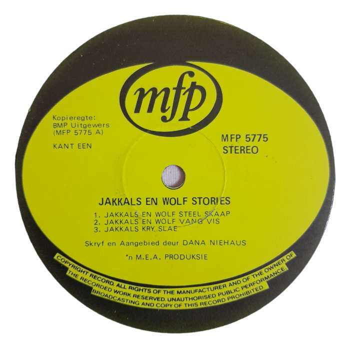 Dana Niehaus - Oom Dana Niehaus Vertel: Jakkals En Wolf Stories - Vinyl, 7`, 33 RPM - Other - Very G
