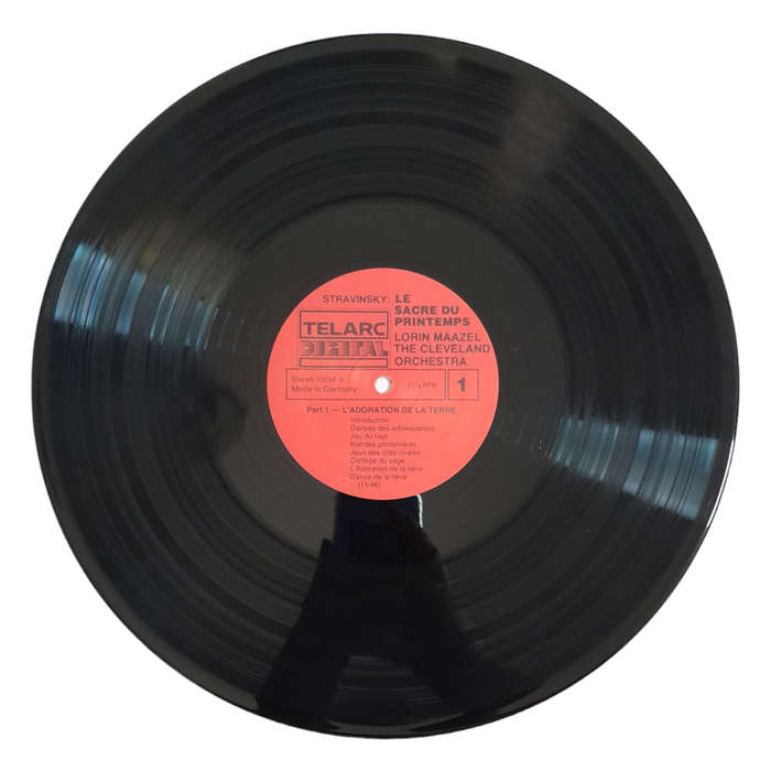 1980 Stravinsky / Lorin Maazel / The Cleveland Orchestra  The Rite Of Spring - Vinyl, 7`, 33 RPM -