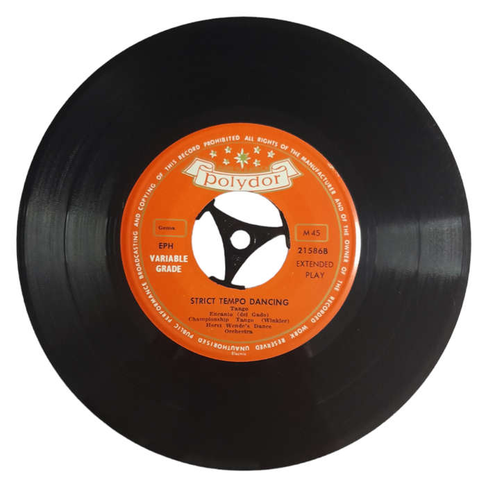 1962 Horst Wende`s Dance Orchestra  Strict Tempo Dancing - Tango - Vinyl, 7`, 45 RPM - Latin - Very