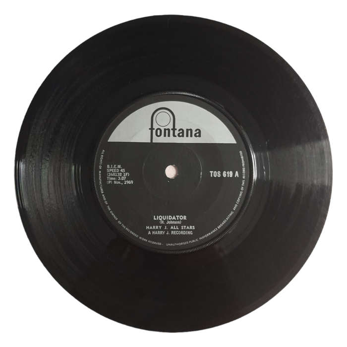 1969 Harry J. All Stars  Liquidator - Vinyl, 7`, 45 RPM - Reggae - Good - With Sleeve