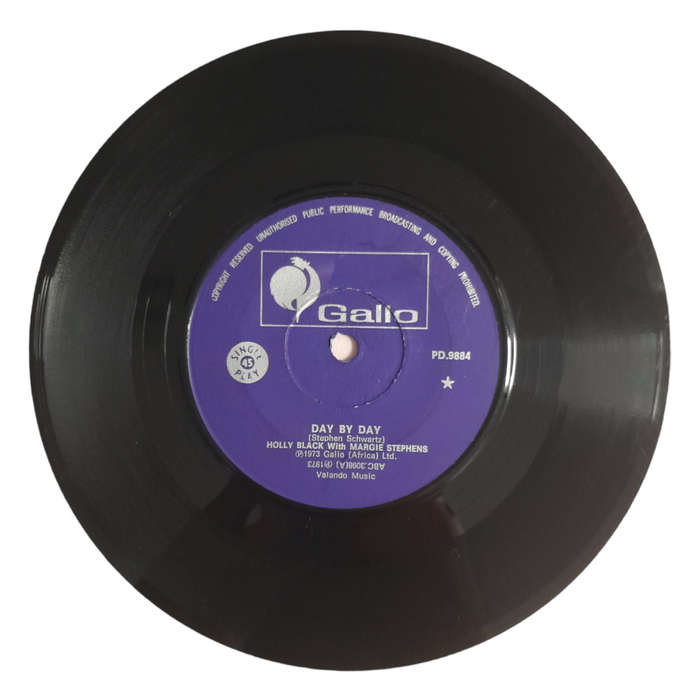 1973 Holly Black  Day By Day / By My Side - Vinyl, 7`, 45 RPM - Rock - Good - With Sleeve