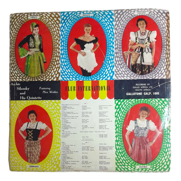 1957 Archie Silansky And His Quintet Featuring Max Watkin  Club International - Vinyl, 12`, 33 RPM