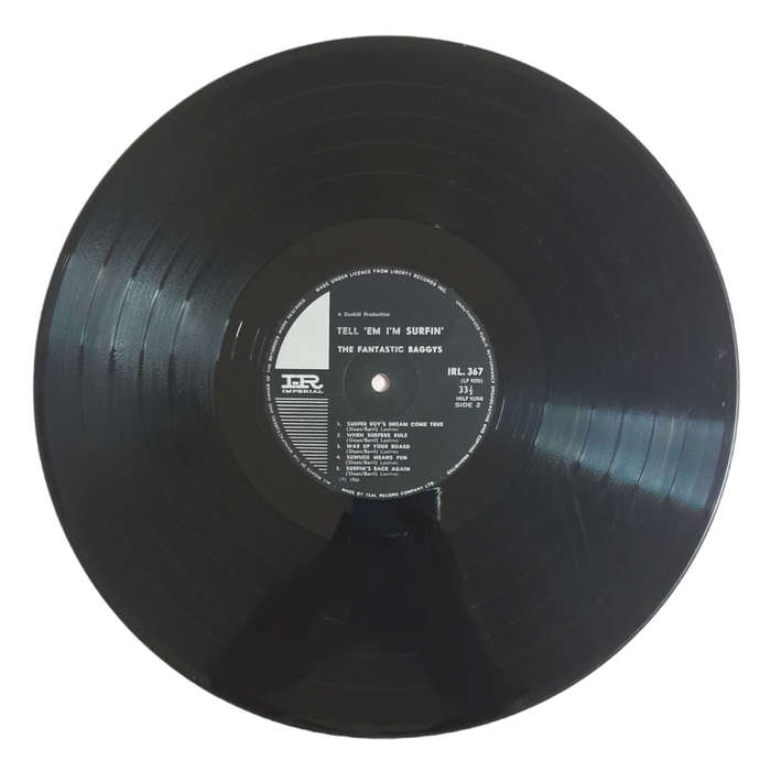 1964 The Fantastic Baggys  Tell `Em I`m Surfin` - Vinyl, 12`, 33 RPM - Rock - Good - With Cover