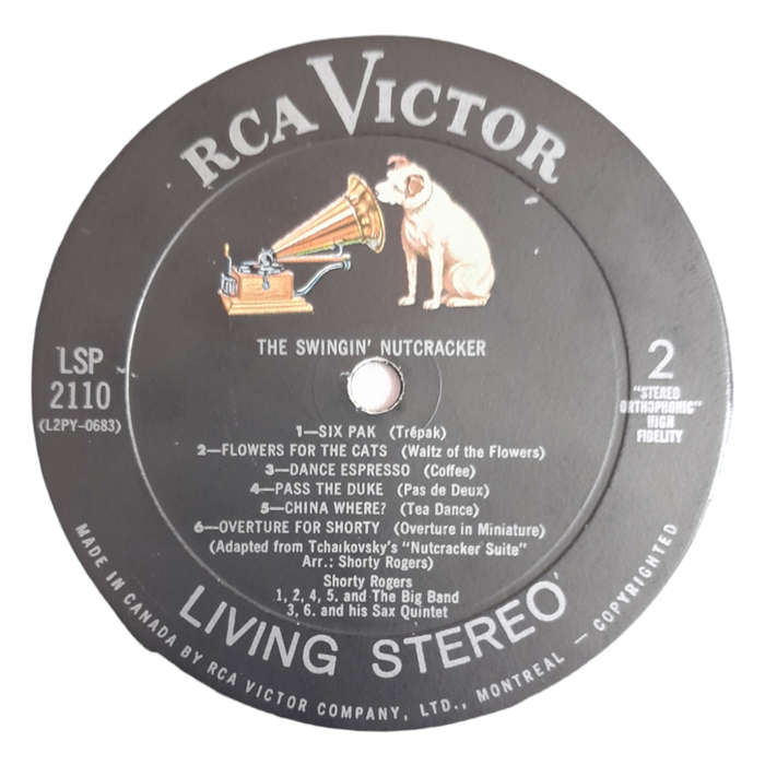 1960 Shorty Rogers  The Swingin` Nutcracker - Vinyl, 12`, 33 RPM - Jazz - Very Good - With Damaged