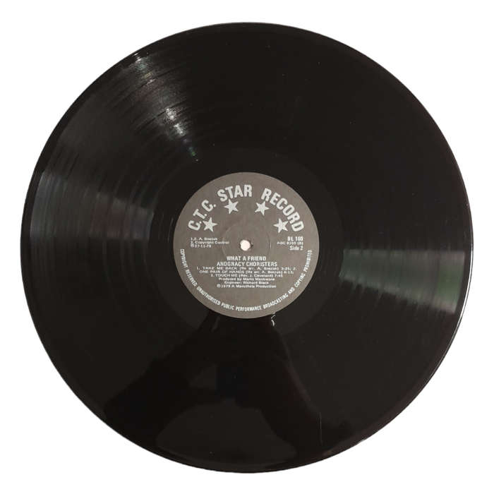 1978 Andracy Choristers - What A Friend - Vinyl, 12`, 33 RPM - Gospel - Excellent - With Cover