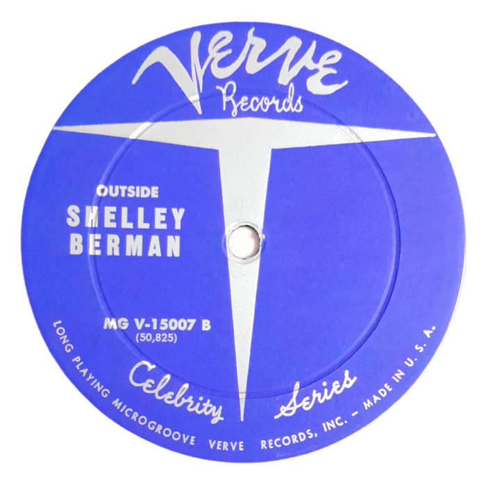 1959 Shelley Berman  Outside Shelley Berman - Vinyl, 12`, 33 RPM - Other - Very Good Plus - With Co