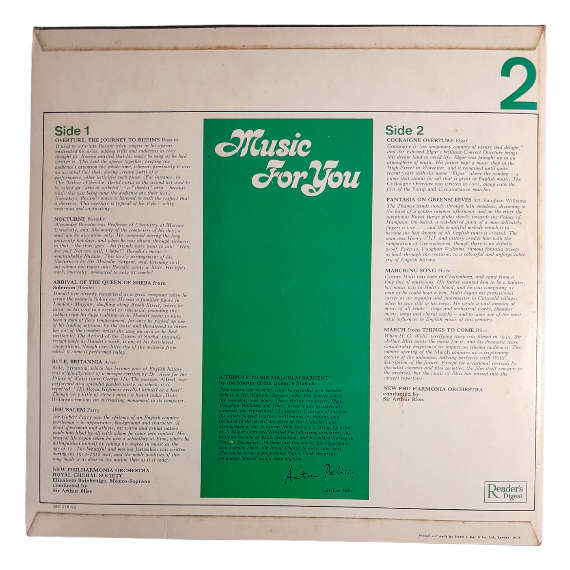 1968 Various - Music For You 2 - Vinyl, 12`, 33 RPM - Classical - Very Good Plus - With Cover