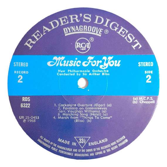 1968 Various - Music For You 2 - Vinyl, 12`, 33 RPM - Classical - Very Good Plus - With Cover