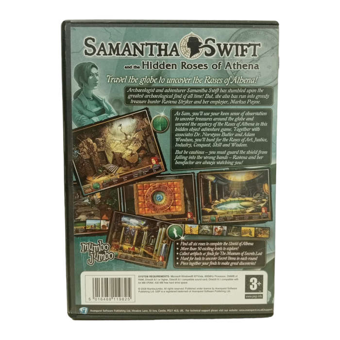 Samantha Swift and the Hidden Roses of Athena, Hidden Object Game PC (CD)