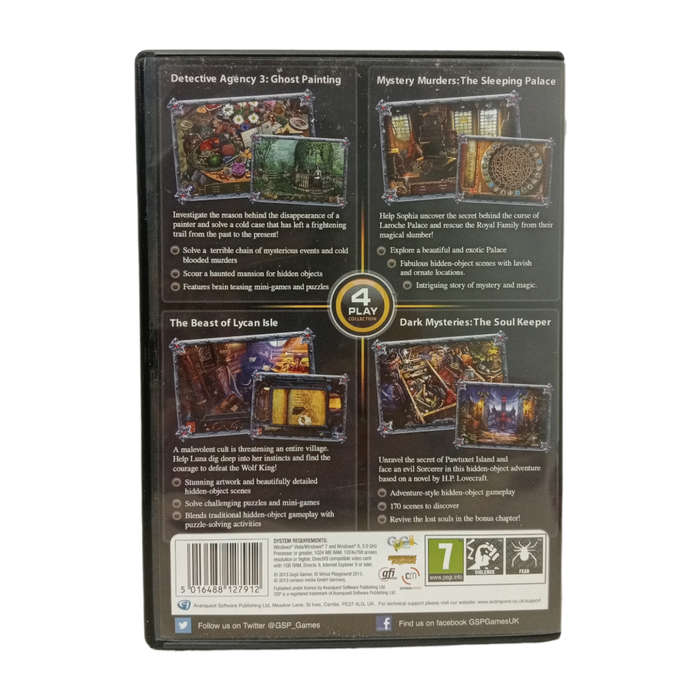 Dark Mysteries PC, Hidden Object Game PC (CD)