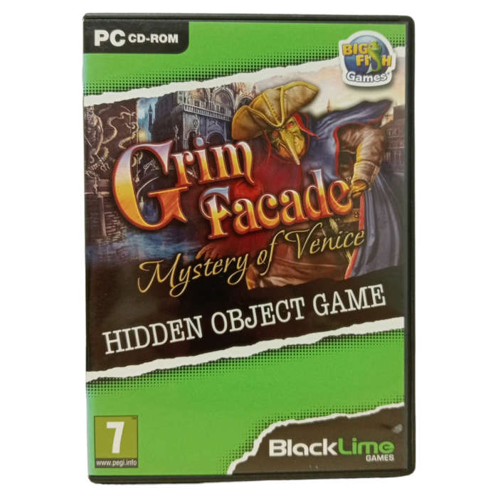 Grim Facade - Mystery of Venice, Hidden Object Game PC (CD)