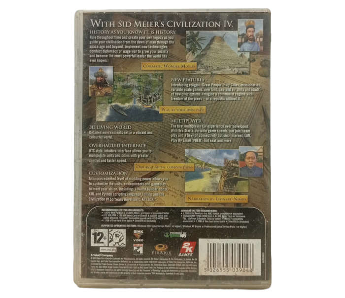 Civilization IV PC (DVD)