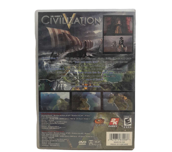 Civilization V PC (DVD)