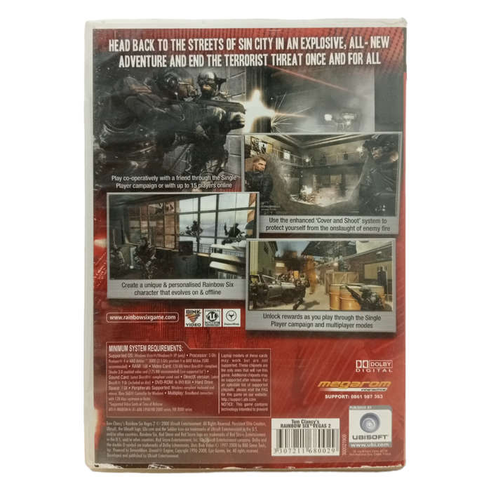 Rainbow Six - Vegas 2 PC (DVD)
