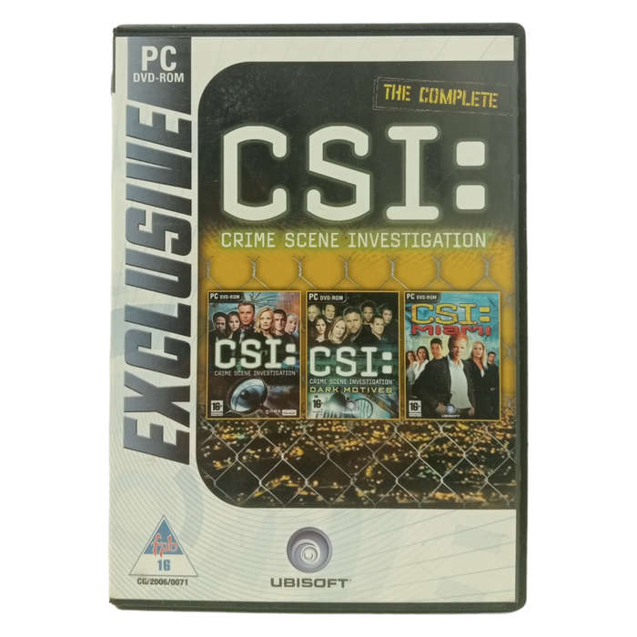 CSI: Crime Scene Investigation The Complete PC (DVD)