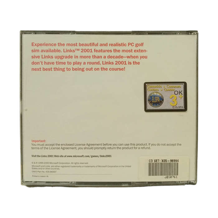 Links 2001 PC CD