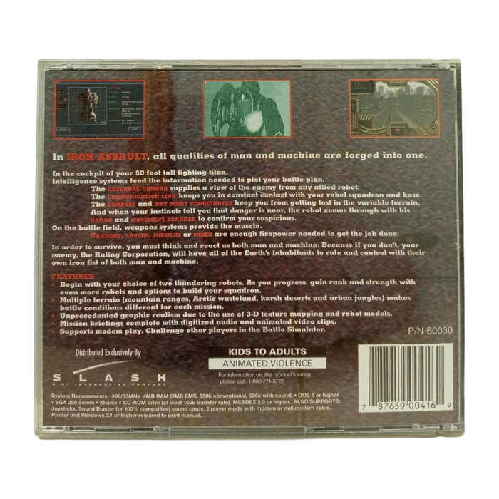Iron Assault PC CD