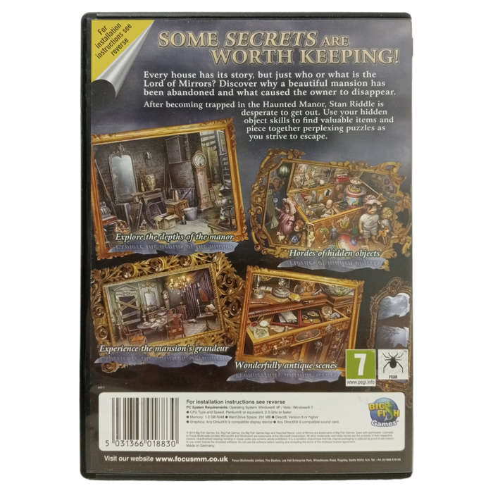 Haunted Manor - Lord of Mirrors PC (CD)
