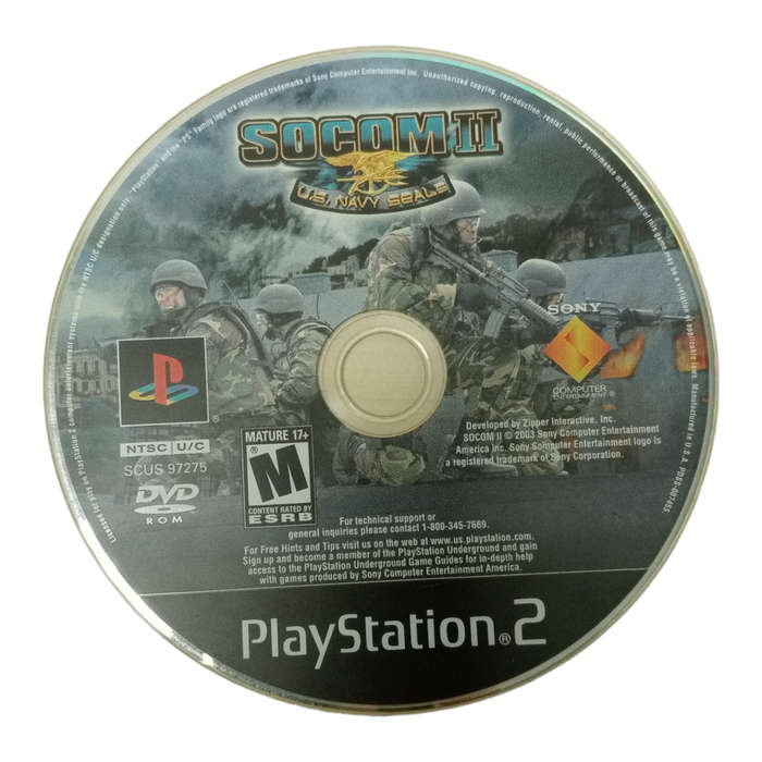 Socom II PlayStation 2 [Disc Only-Generic CD Case]