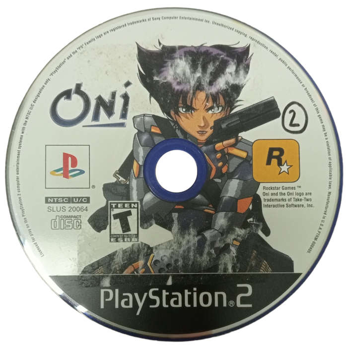 Oni PlayStation 2 [Disc Only-Generic CD Case]
