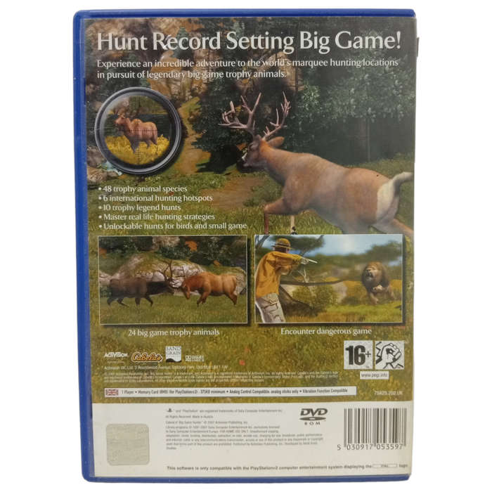 Cabela`s Big Game Hunter Play Station 2