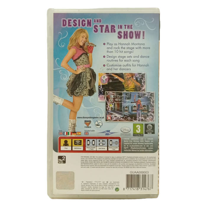 Hannah Montana - Rock Out The Show PSP