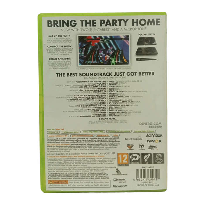 DJ Hero 2 Xbox 360
