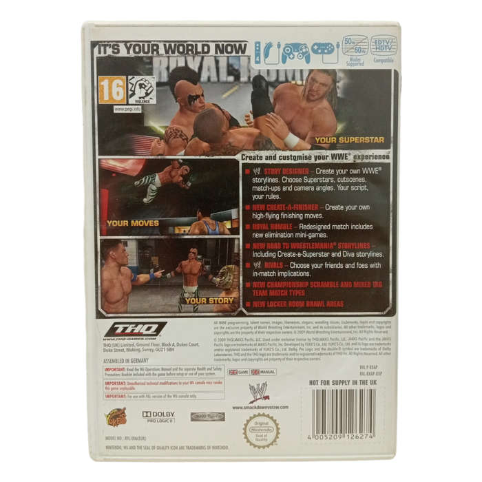 Smack Down VS Raw 2010 Wii