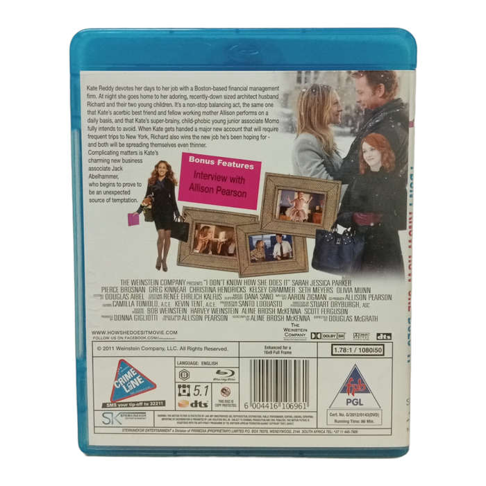 I Dont Know How She Does It Blu-Ray