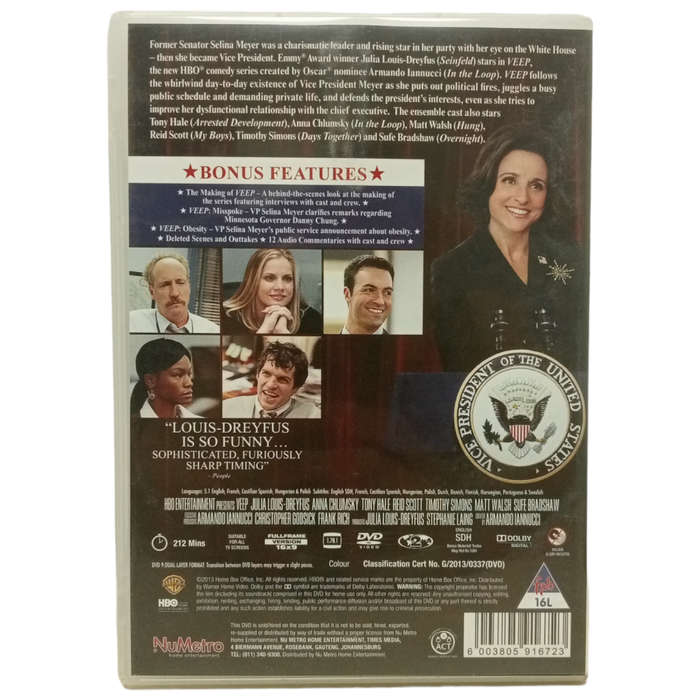 Veep - The Complete First Season DVD