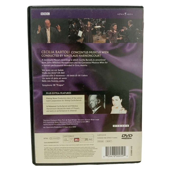 Cecilia Bartoli & Nikolaus Harnoncourt - Mozart DVD Video