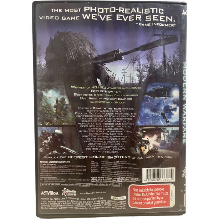 Call of Duty 4 - Modern Warfare PC (DVD)