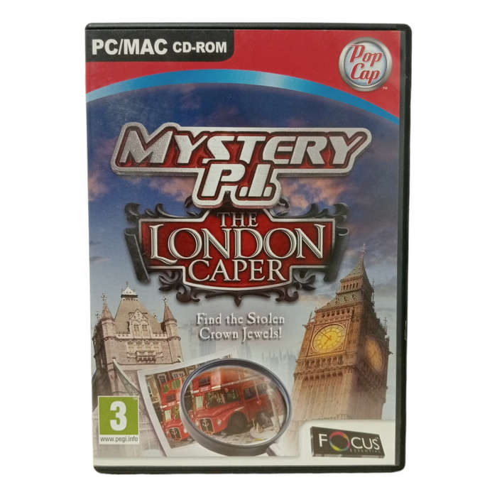 Mystery P.I - The London Caper, Hidden Object Game PC (CD)