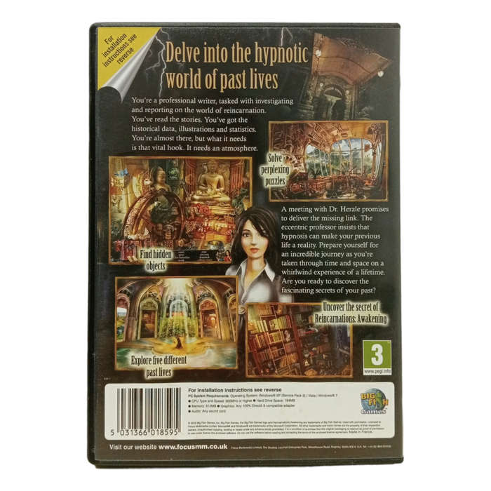 Reincarnations 2 - Awakening, Hidden Object Game PC (CD)