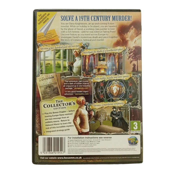 Death At Fairing Point, Hidden Object Game PC (CD)