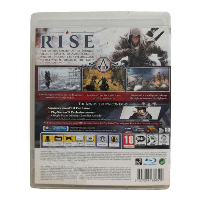 Assassin`s Creed III Play Station 3