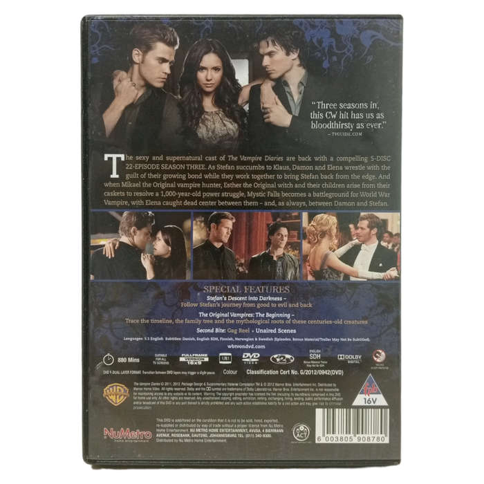 The Vampire Diaries - Love Sucks The Complete Third Season DVD