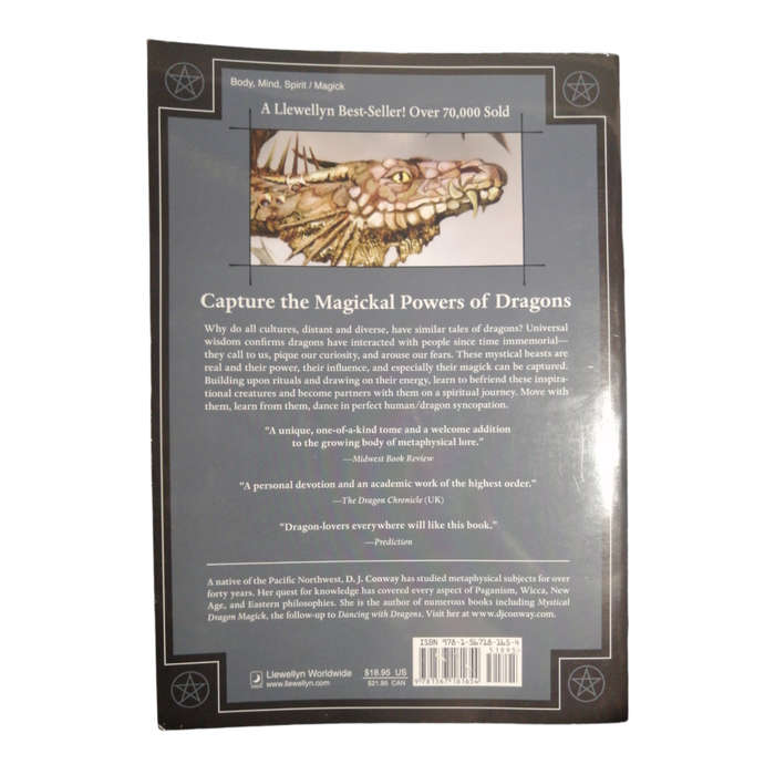 2007 Dancing With Dragons- Invoke Their Ageless Wisdom And Power by D. J. Conway First Edition Softc