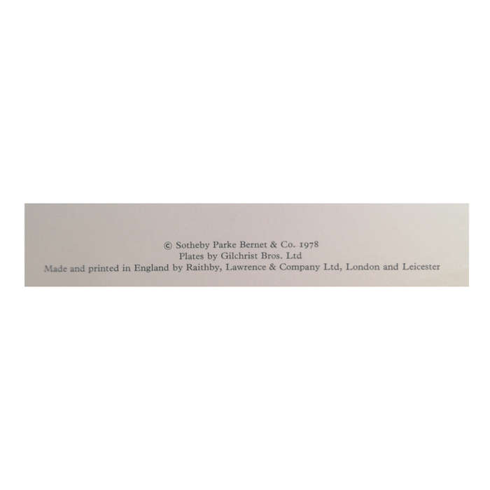 1978 Sotheby`s Catalogue Of Chinese Jades And Decorative Arts Auction Catalog Softcover