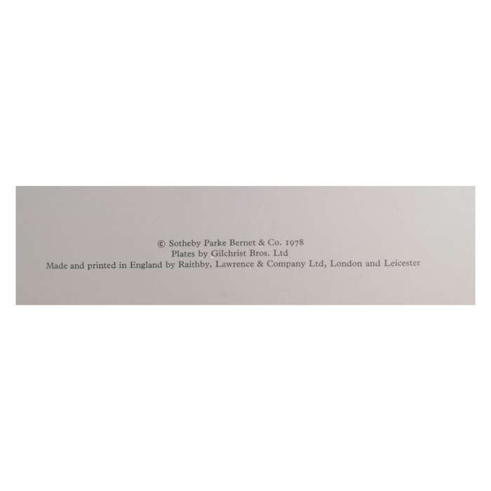 1978 Sotheby`s Catalogue Of Fine Chinese Ceramics And Works Of Art Auction Catalog Softcover