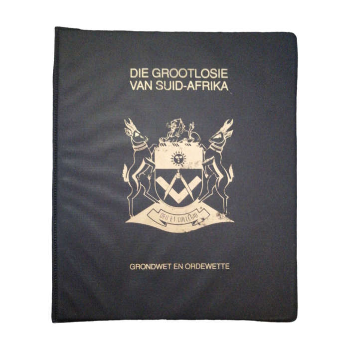 1994 The Grand Lodge Of Southern Africa- Consitution And Laws Hardcover w/o Dustjacket