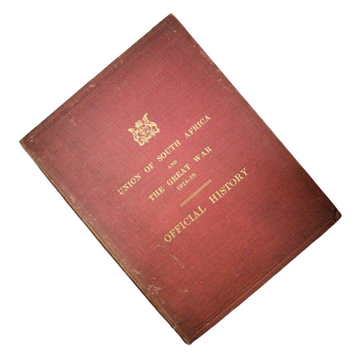 1924 The Union of South Africa and The Great War 1914-1918 - Official History Hardcover w/o Dustjack