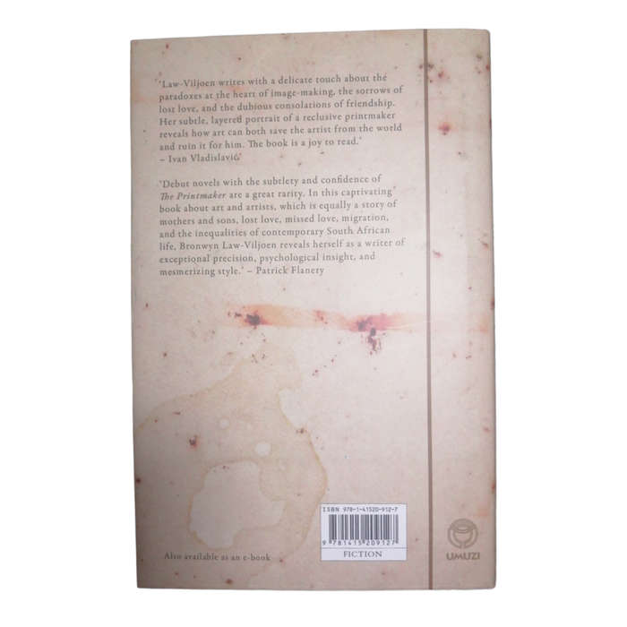 2016 The Printmaker by Bronwyn Law-Viljoen Hardcover w/ Dustjacket