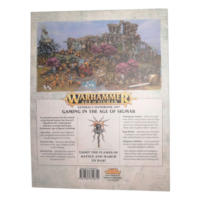 2017 Warhammer Age Of Sigmar- General`s Handbook 2017 Softcover
