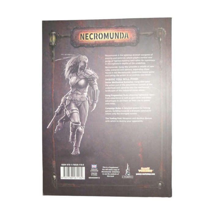 2017 Necromunda- Gang War Gaming Supplement Softcover