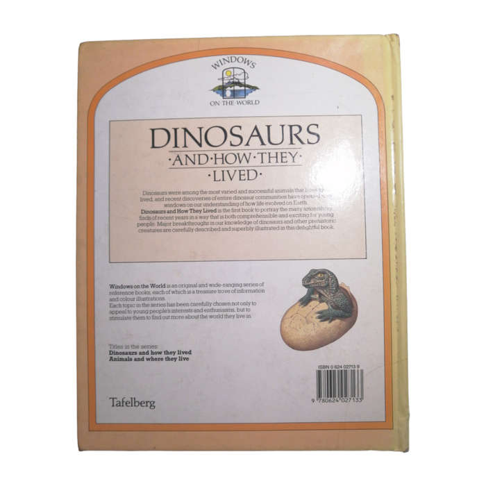 1989 Dinosaurs And How They Lived by Steve Parker Hardcover w/o Dustjacket