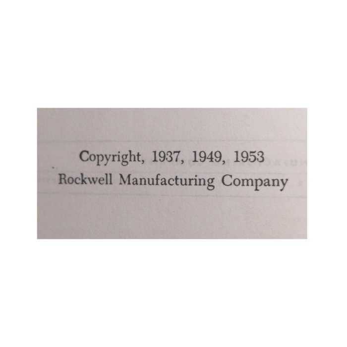 1953 Getting The Most Out Of Your Circular Saw And Jointer Hardcover w/o Dustjacket